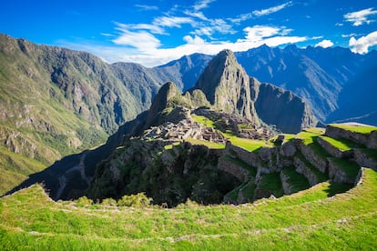 El Machu Picchu, la joya inca de Perú.