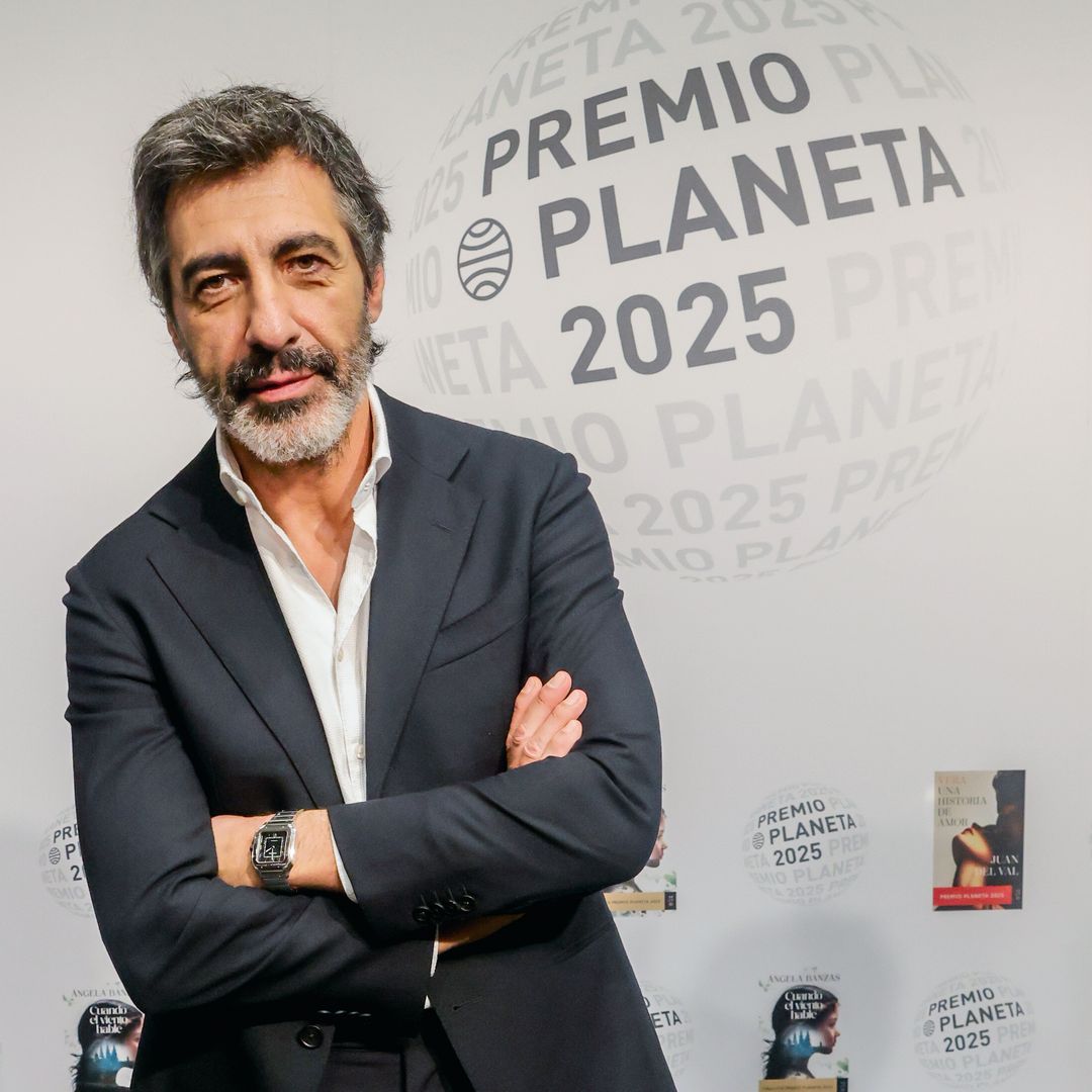 Juan del Val durante la entrega del Premio Planeta en el invierno de 2025