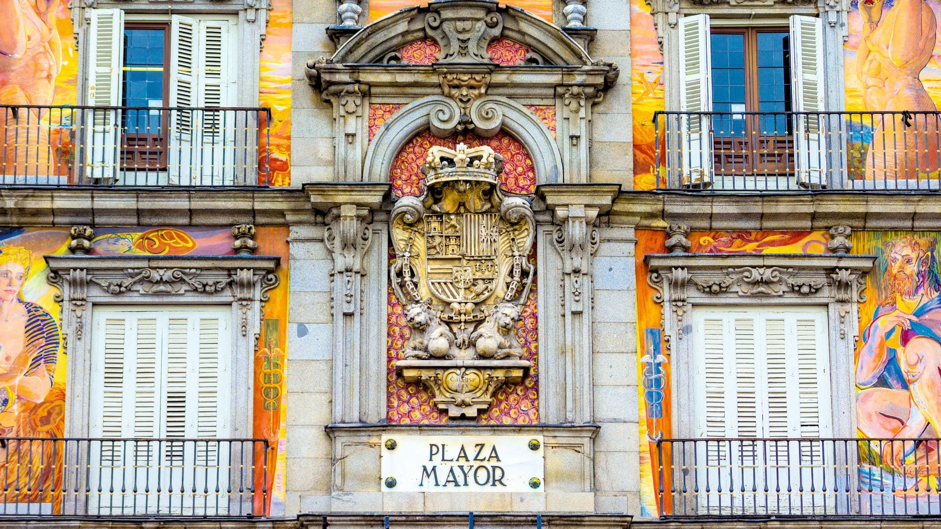 Balcones de la Plaza Mayor de Madrid