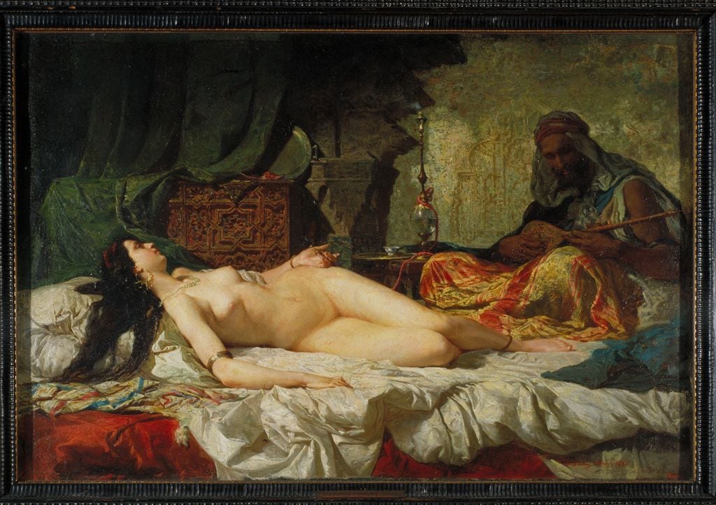 Marià Fortuny, L'odalisca. 1861. Museo Nacional de Arte de Cataluña