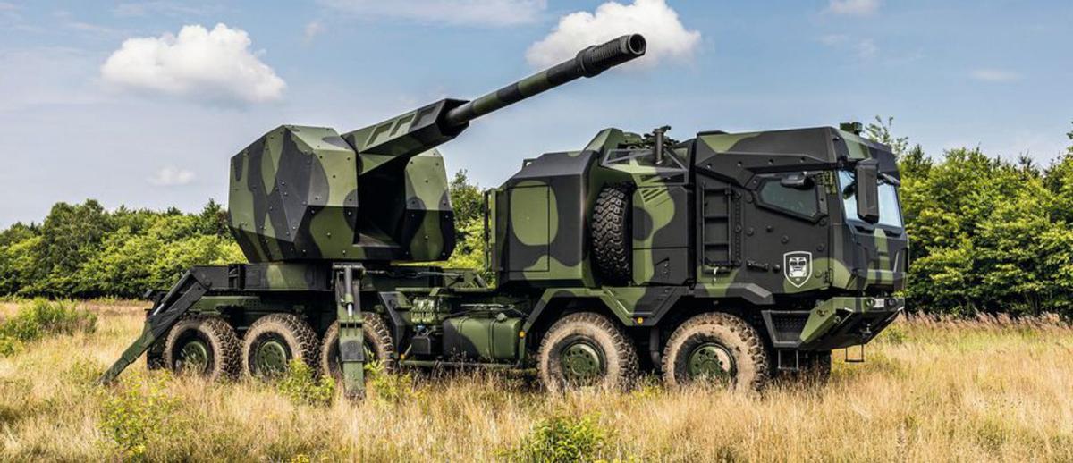 Obús de ruedas autopropulsado de RMMV.