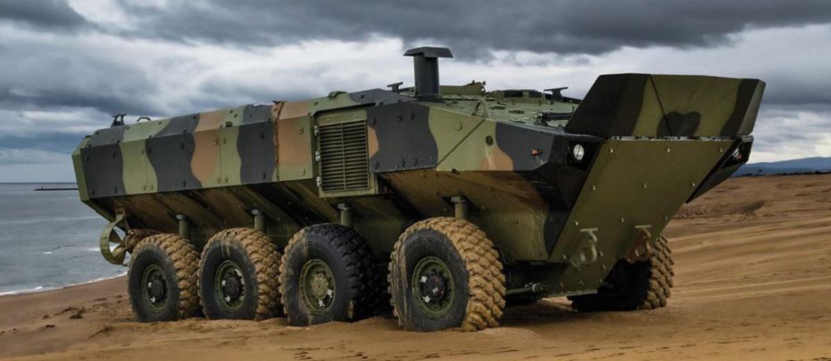 Vehículo blindado de combate anfibio IDV Superav.