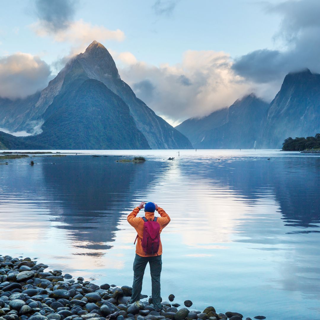 Milford Sound, Fiordland, Parque Nacional, Nueva Zelanda