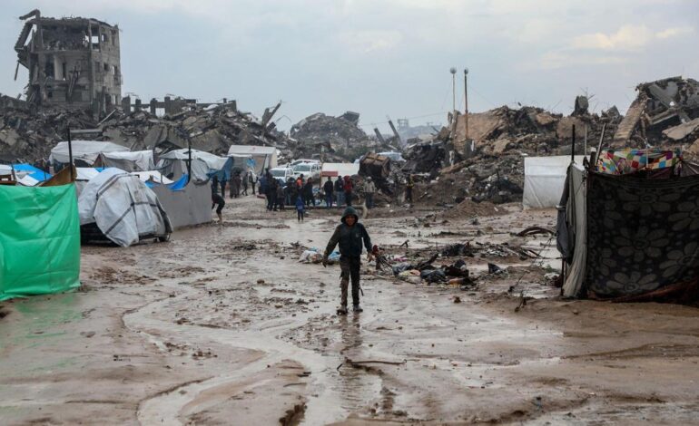 GAZA | Un fuerte temporal se ceba con Gaza y causa al menos 12 muertos, dos de ellos bebés