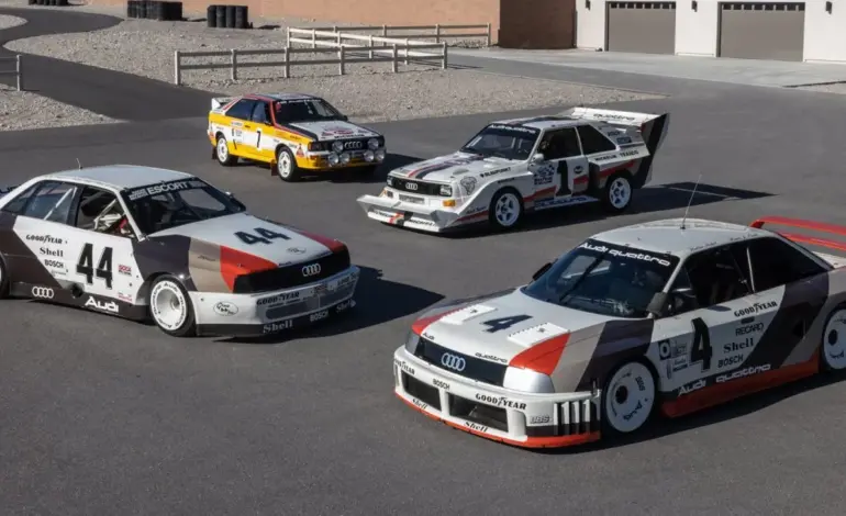 El característico 1-2-4-5-3 de Audi cumple 50 años. Una idea que rompió moldes