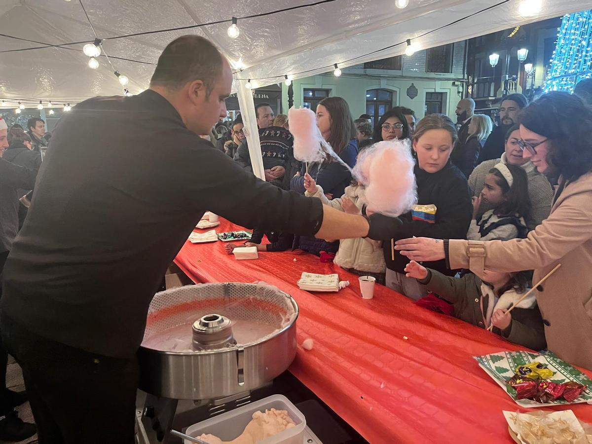 Inicio de los actos navideños en Ribadesella.