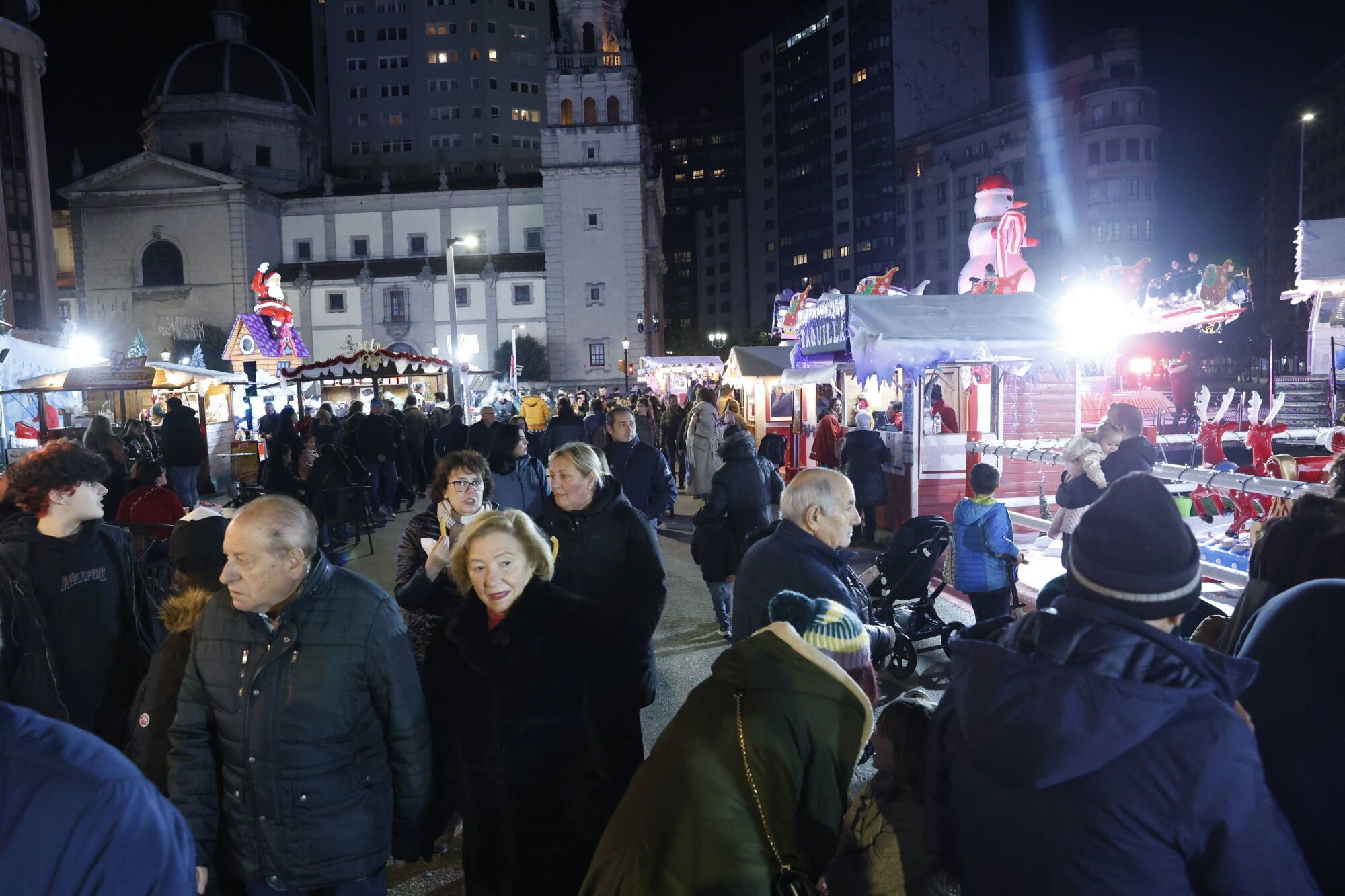 El Solarón, paraíso navideño en Gijón