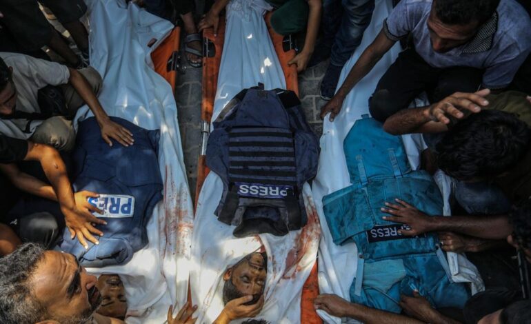 REPORTEROS SIN FRONTERAS | Israel es responsable de la mitad de los asesinatos de periodistas en 2025