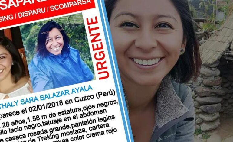 NATHALY SALAZAR DESAPARICIÓN | La desaparición de la española Nathaly Salazar ante la desesperante investigación en Perú: ¿Imprudencia en una tirolina o víctima de depredadores?