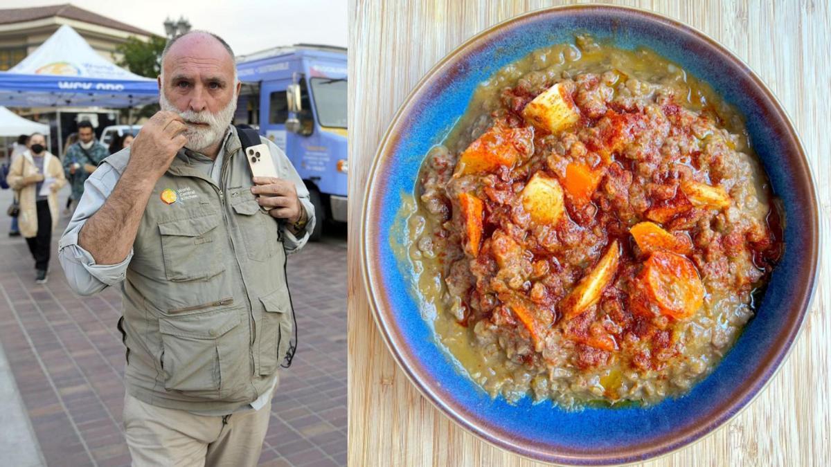 “Pimentón ahumado y un poco de vinagre de jerez en el plato”