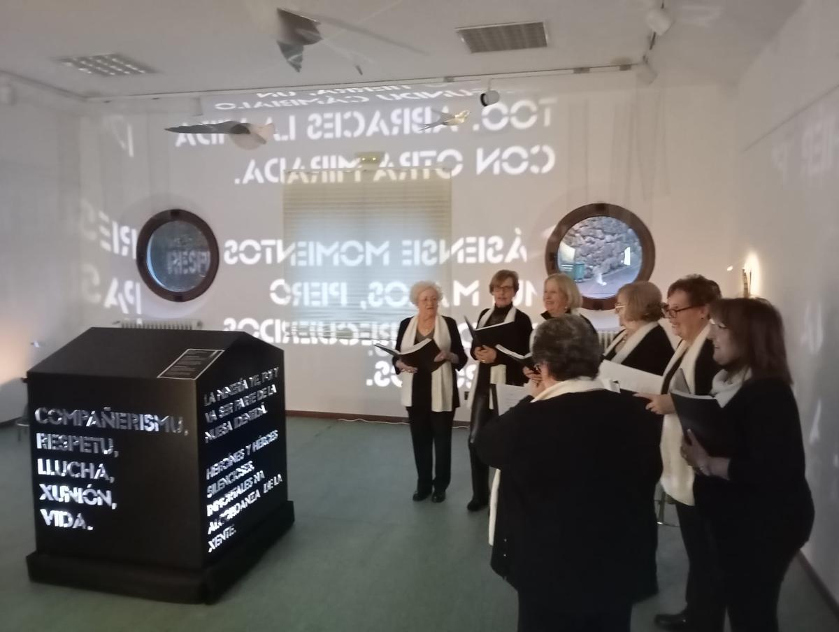 La exposición “Llum d'Alcordanza Minera”.