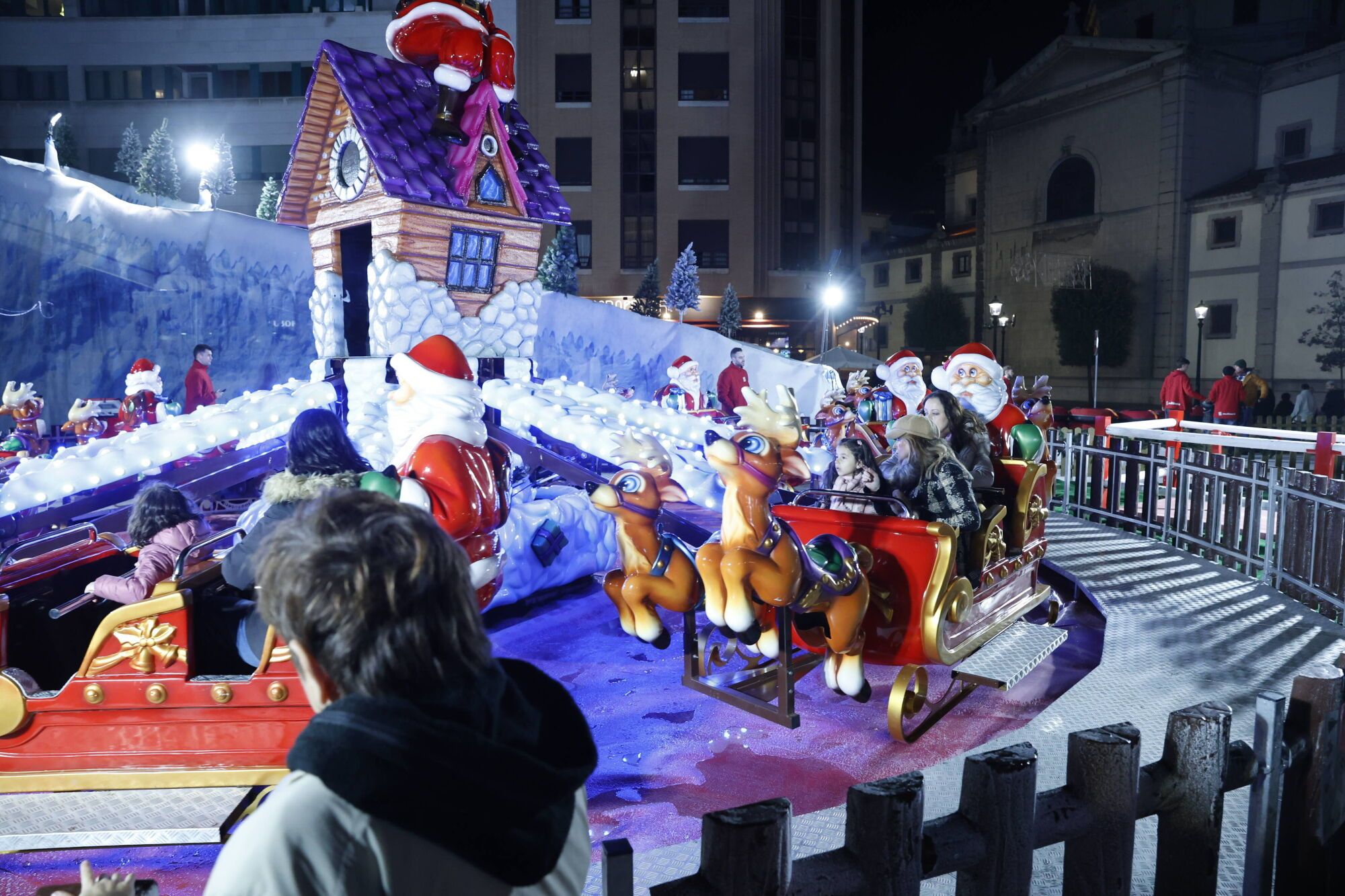 El Solarón, paraíso navideño en Gijón