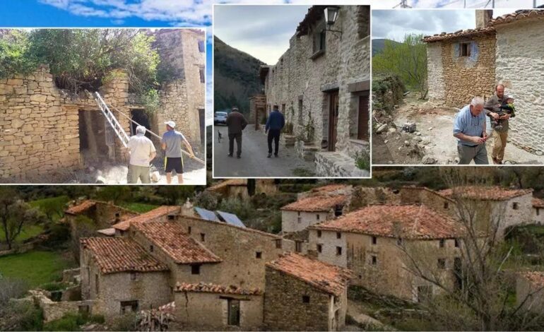 TURISMO RURAL | Un poblado abandonado durante casi 40 años, renacido como modelo de turismo rural