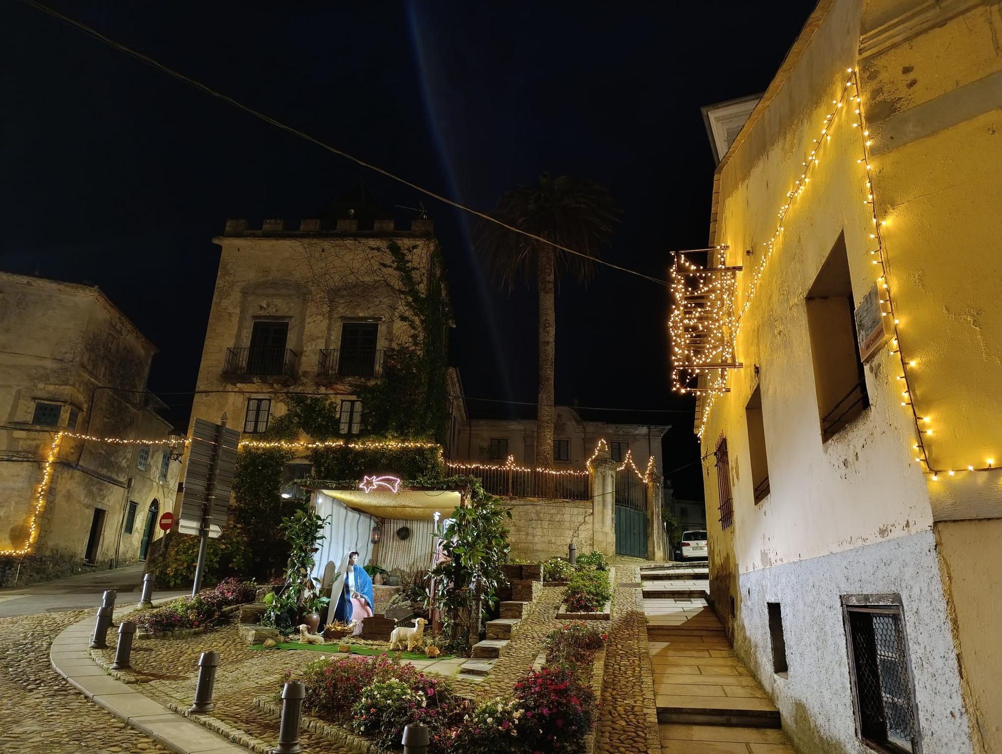 En imágenes: Los Amigos del Árbol transforman Castropol en un pequeño cuento navideño