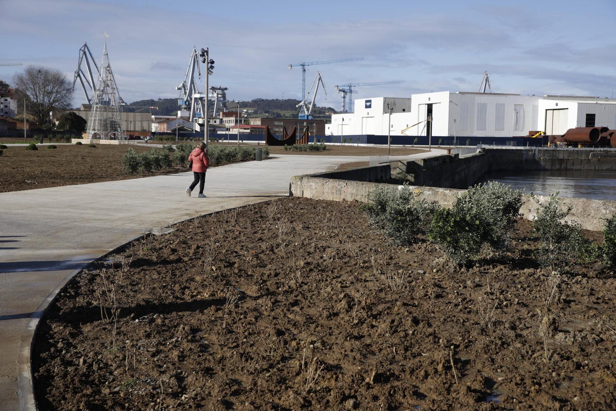 El Paseo Naval de Gijón ya está abierto a la ciudadanía (en imágenes)