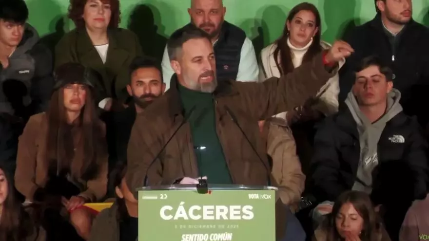 VÍDEO | Santiago Abascal de campaña en Cáceres