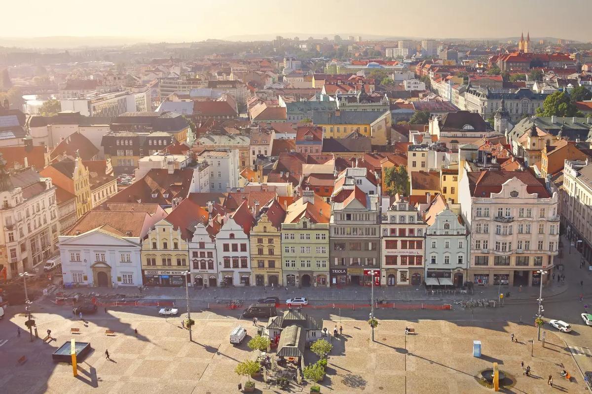 Las fachadas de Pilsen son sólo uno de sus muchos atractivos