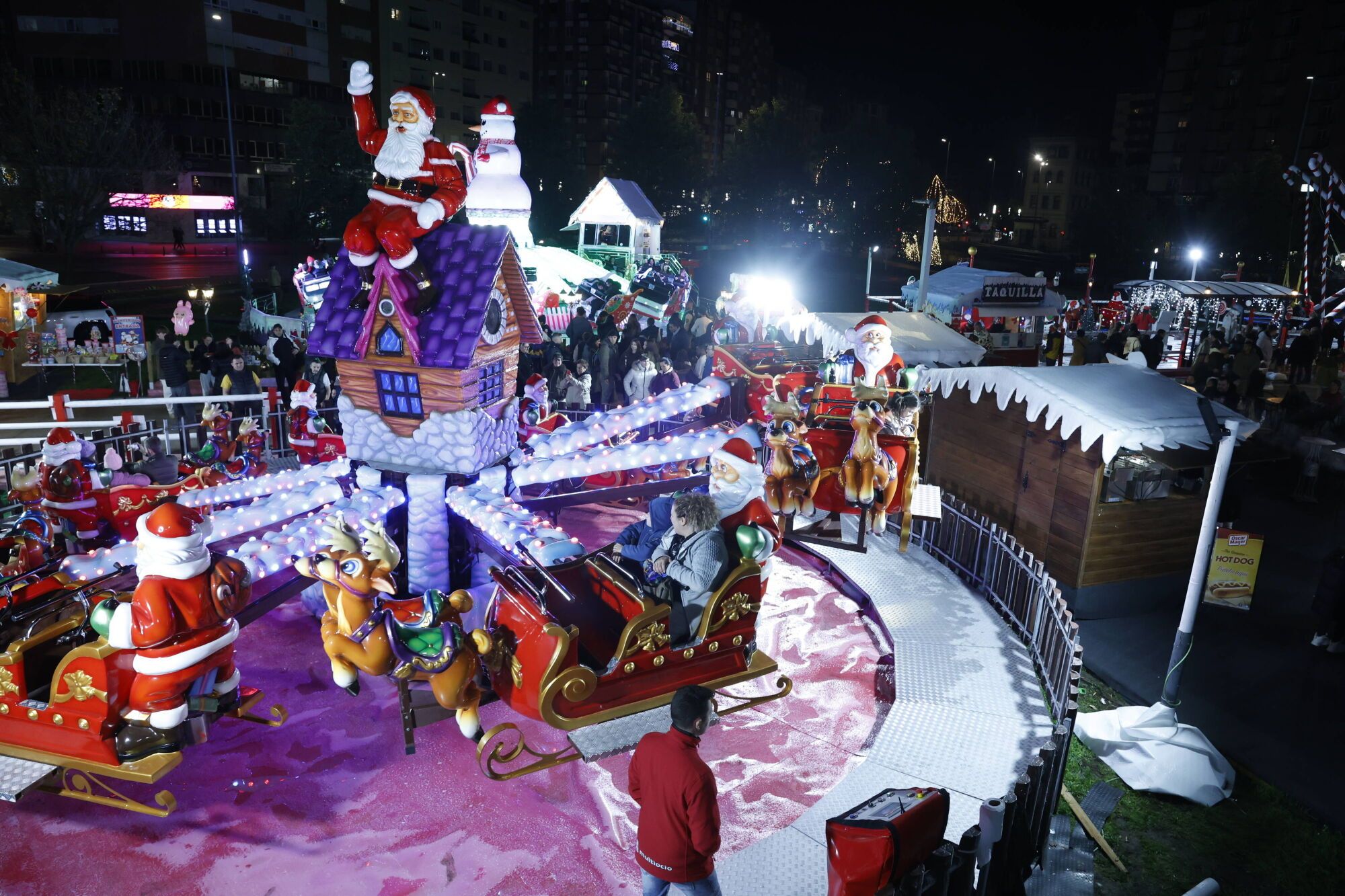 El Solarón, paraíso navideño en Gijón