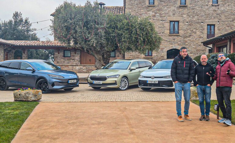 VW Passat Variant, Skoda Superb Combi y BYD Seal 6 Touring