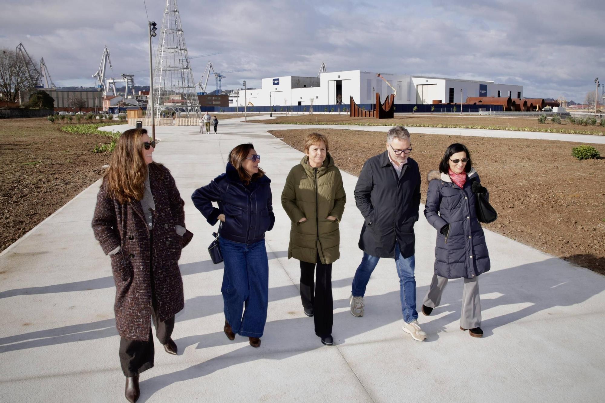 El Paseo Naval de Gijón ya está abierto a la ciudadanía (en imágenes)