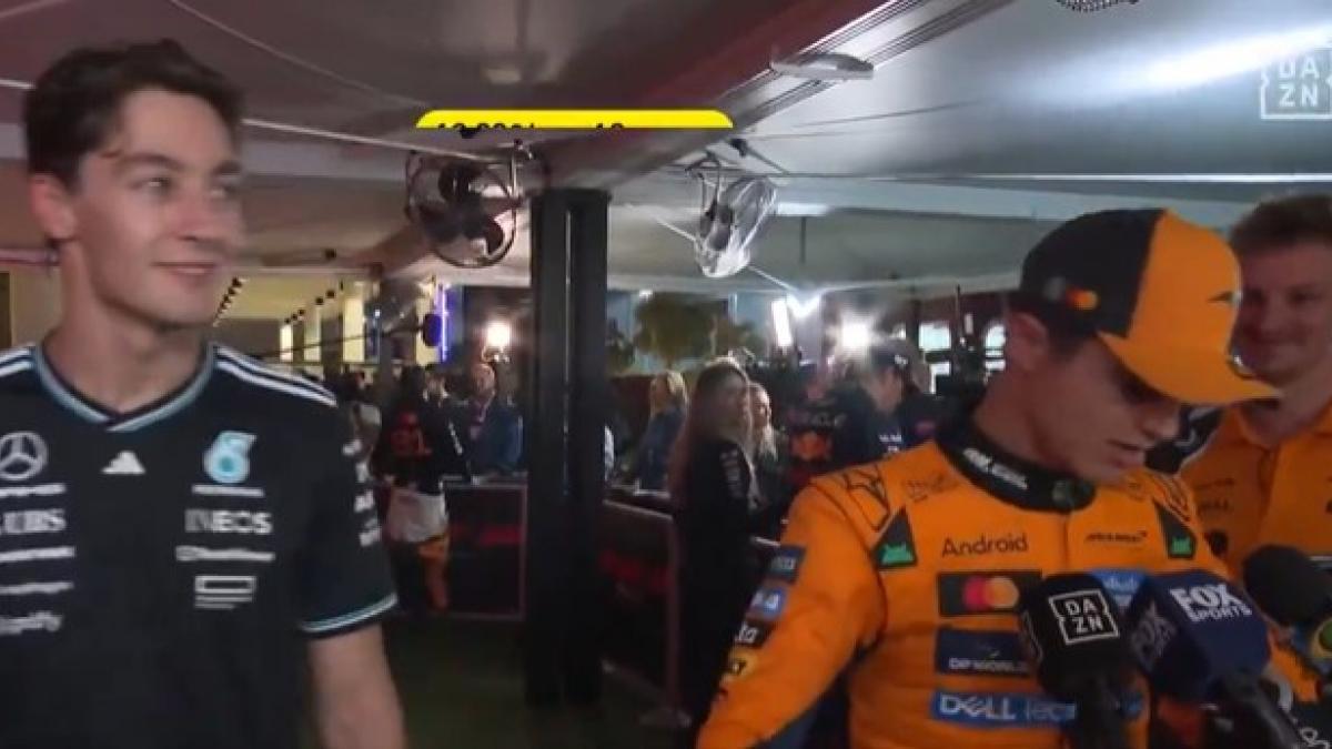 El pique épico entre Russell y Norris que pasó desapercibido en la clasificación