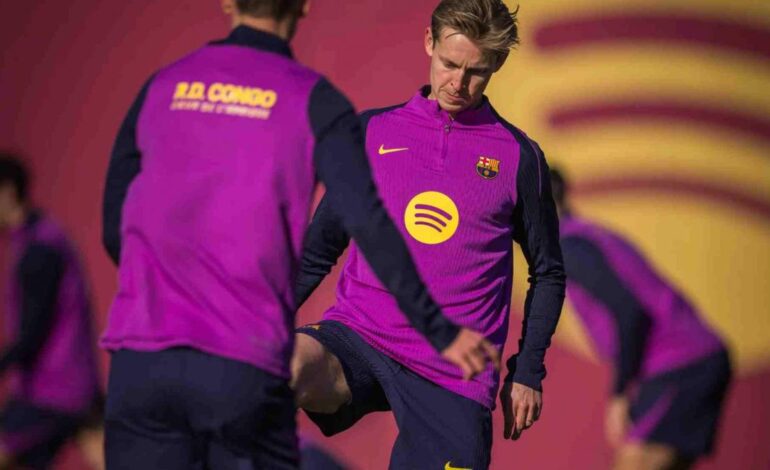 Frenkie De Jong se cae de la lista del Barça contra el Atlético por fiebre