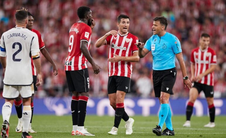 Gil Manzano ‘se cruza’ con el Real Madrid, esta vez, en San Mamés