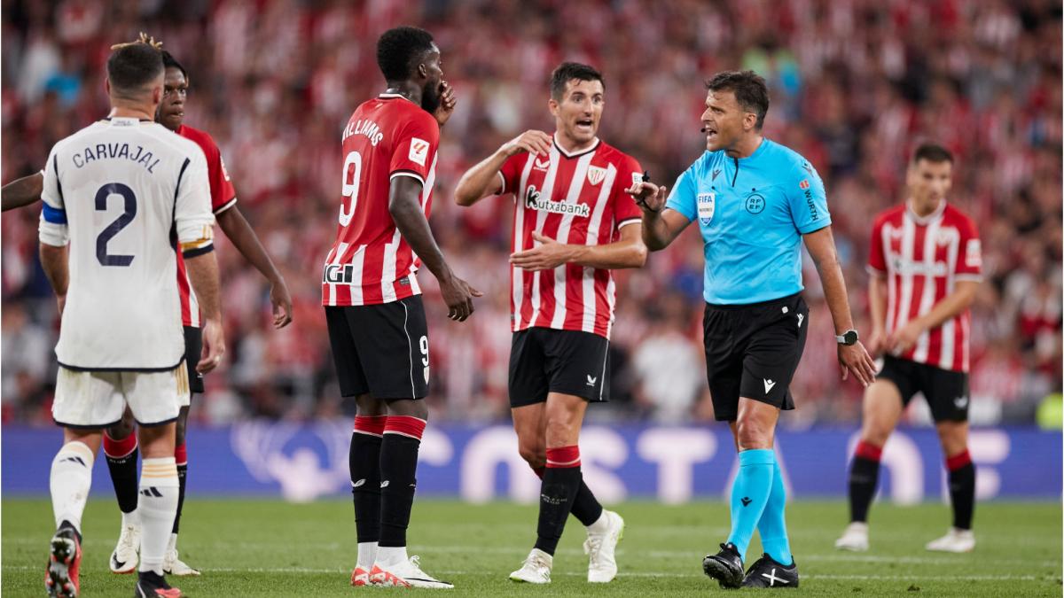 Gil Manzano ‘se cruza’ con el Real Madrid, esta vez, en San Mamés