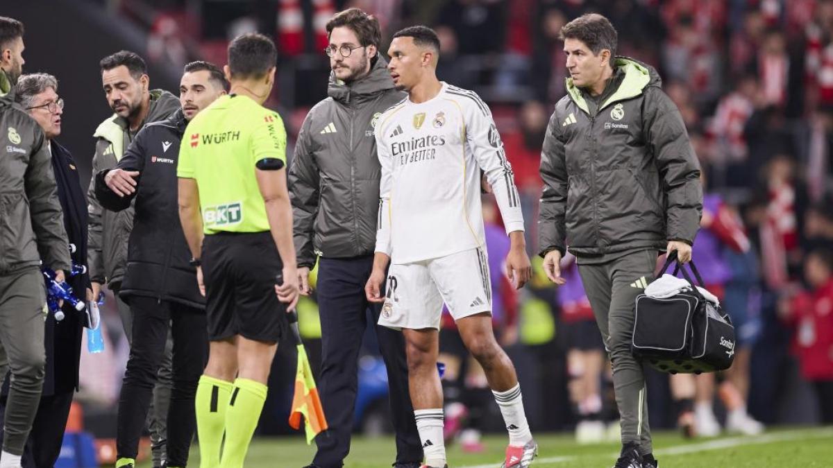 Trent sufre una lesión muscular en el recto anterior del cuádriceps