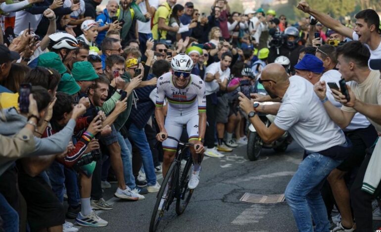 La bici de Pogacar se termina disparando en la subasta: 163.430 euros