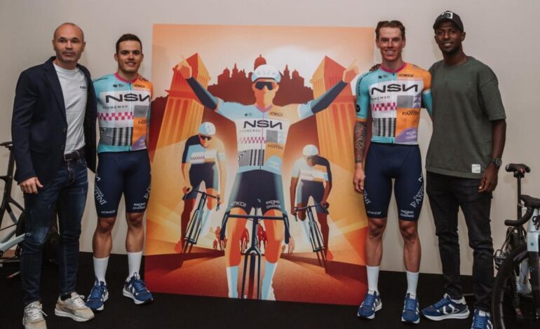 El NSN Cycling Team de Iniesta hace olvidar al Israel y pretende sacudir el World Tour con Girmay