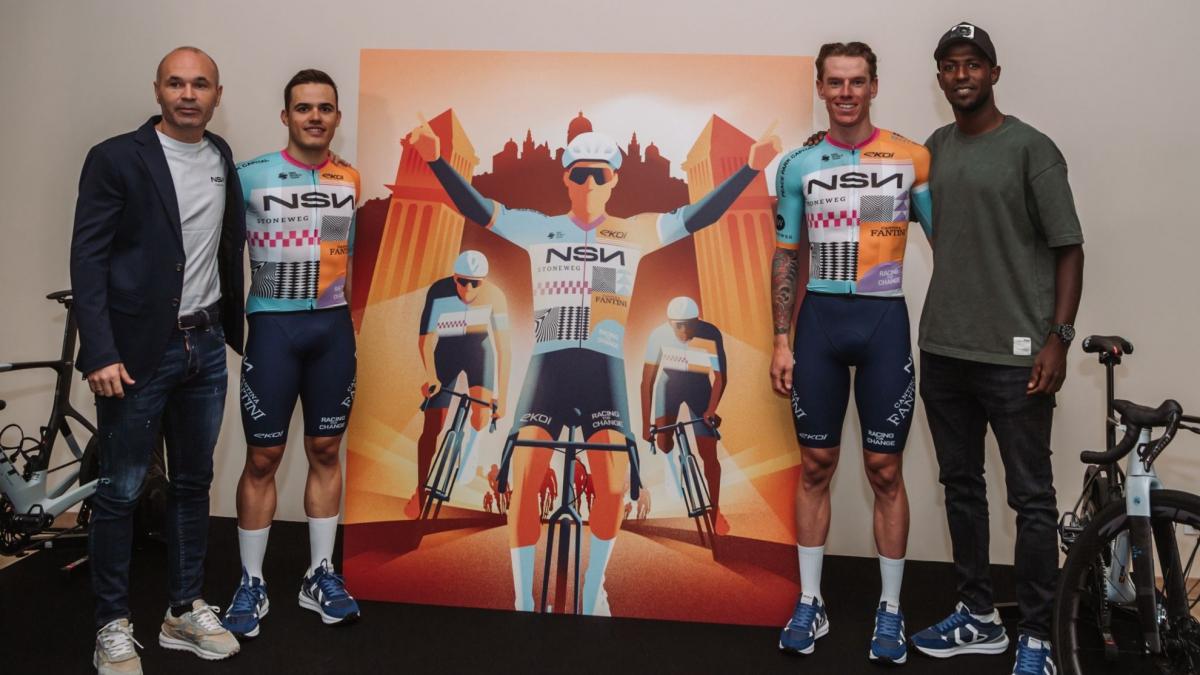 El NSN Cycling Team de Iniesta hace olvidar al Israel y pretende sacudir el World Tour con Girmay