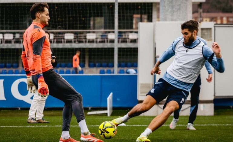 Zubeldia sigue sin entrenar y Sergio deberá elegir otra vez entre Aritz y Caleta-Car