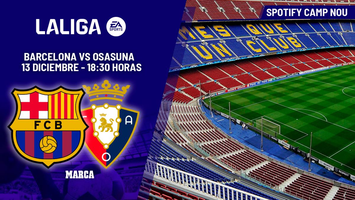 Osasuna: El Barça quiere irse líder al parón