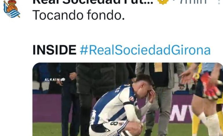 La Real sabe lo que hay: «tocando fondo»