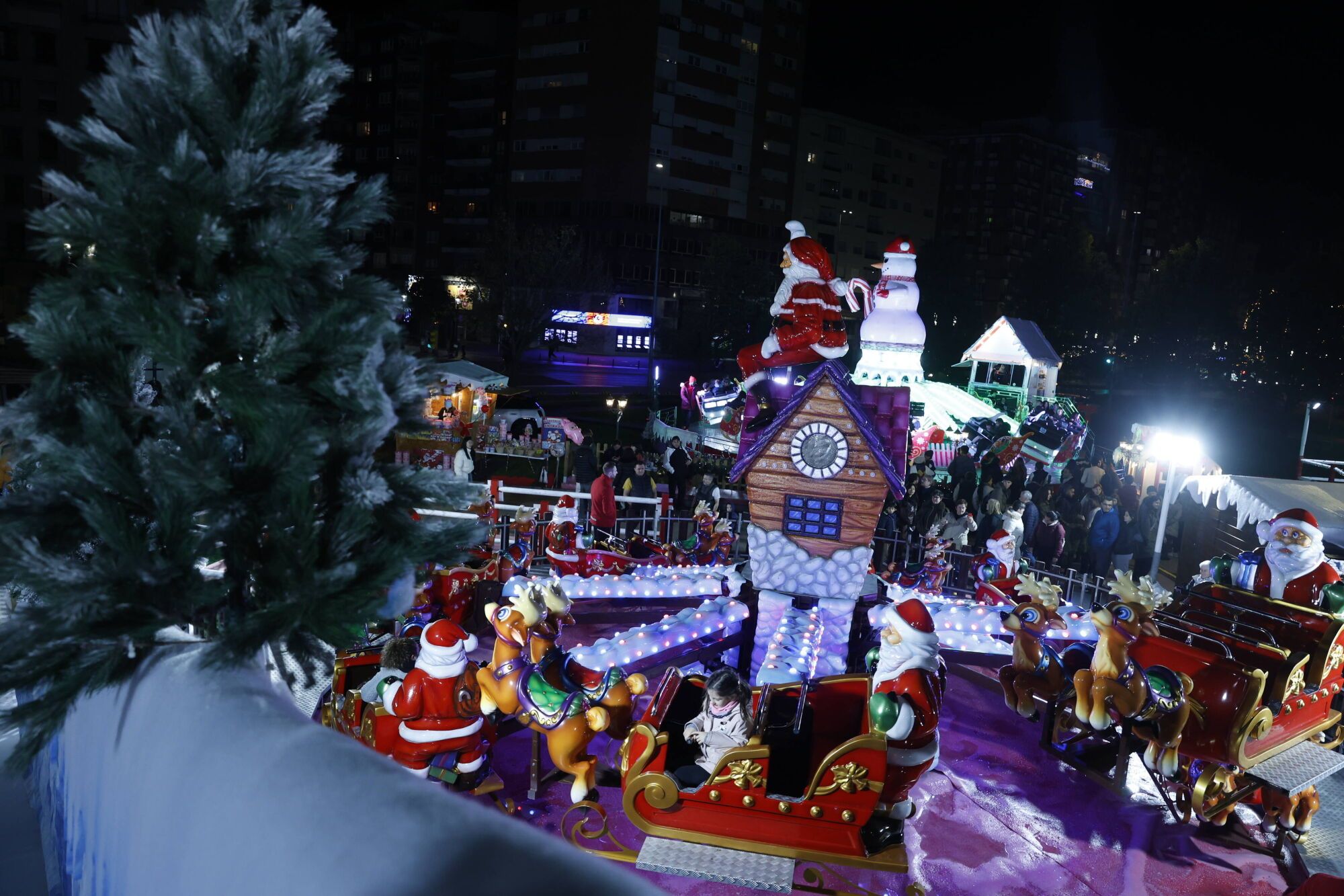 El Solarón, paraíso navideño en Gijón