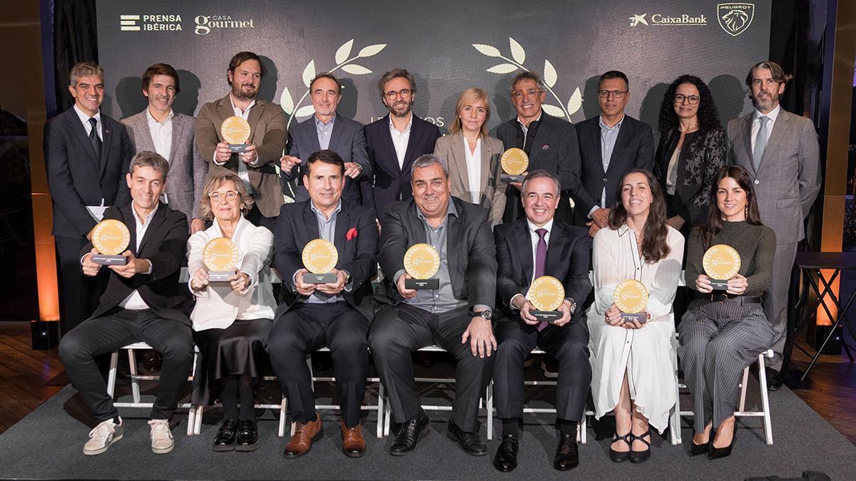 La gala de los I Premios Casa Gourmet reconoce a los grandes referentes del vino y la gastronomía en España