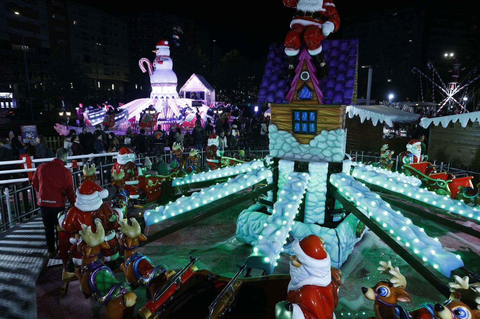 El Solarón, paraíso navideño en Gijón