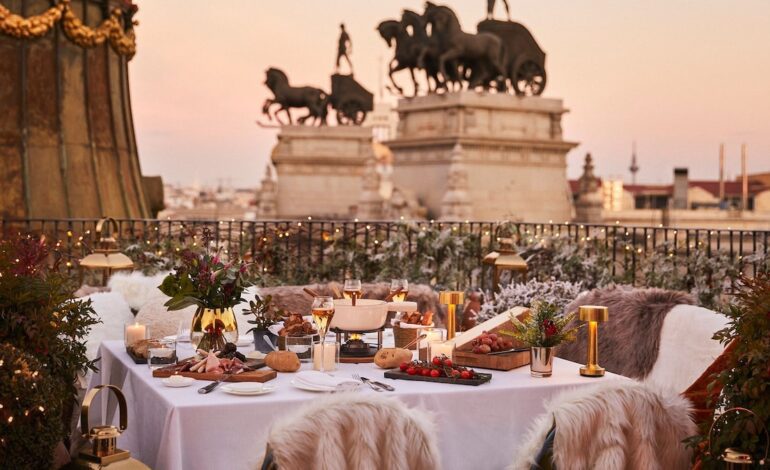 Las experiencias más exclusivas de la Navidad se viven en estos hoteles de Madrid