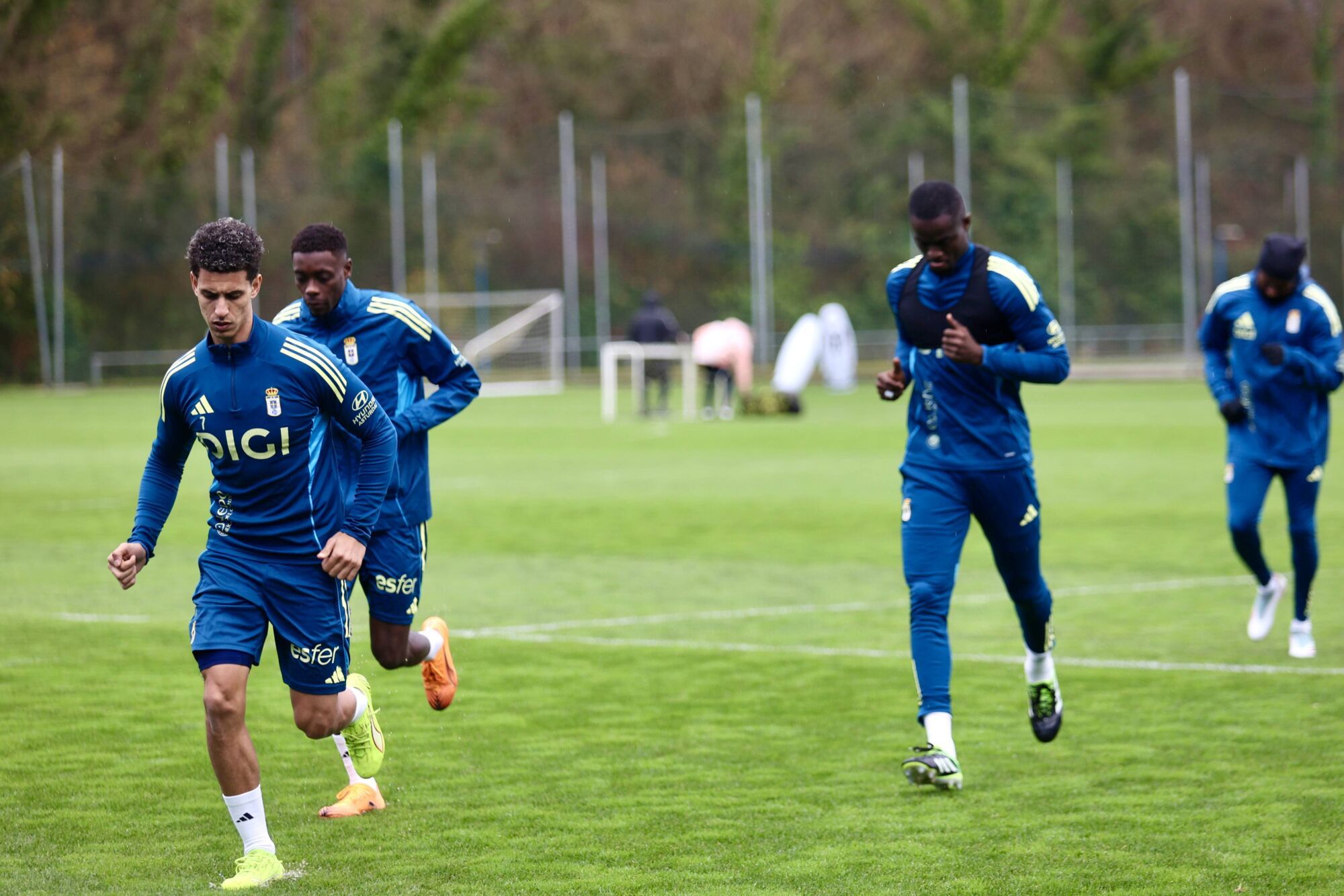 Así fue el primer entrenamiento de Guillermo Almada con el Real Oviedo
