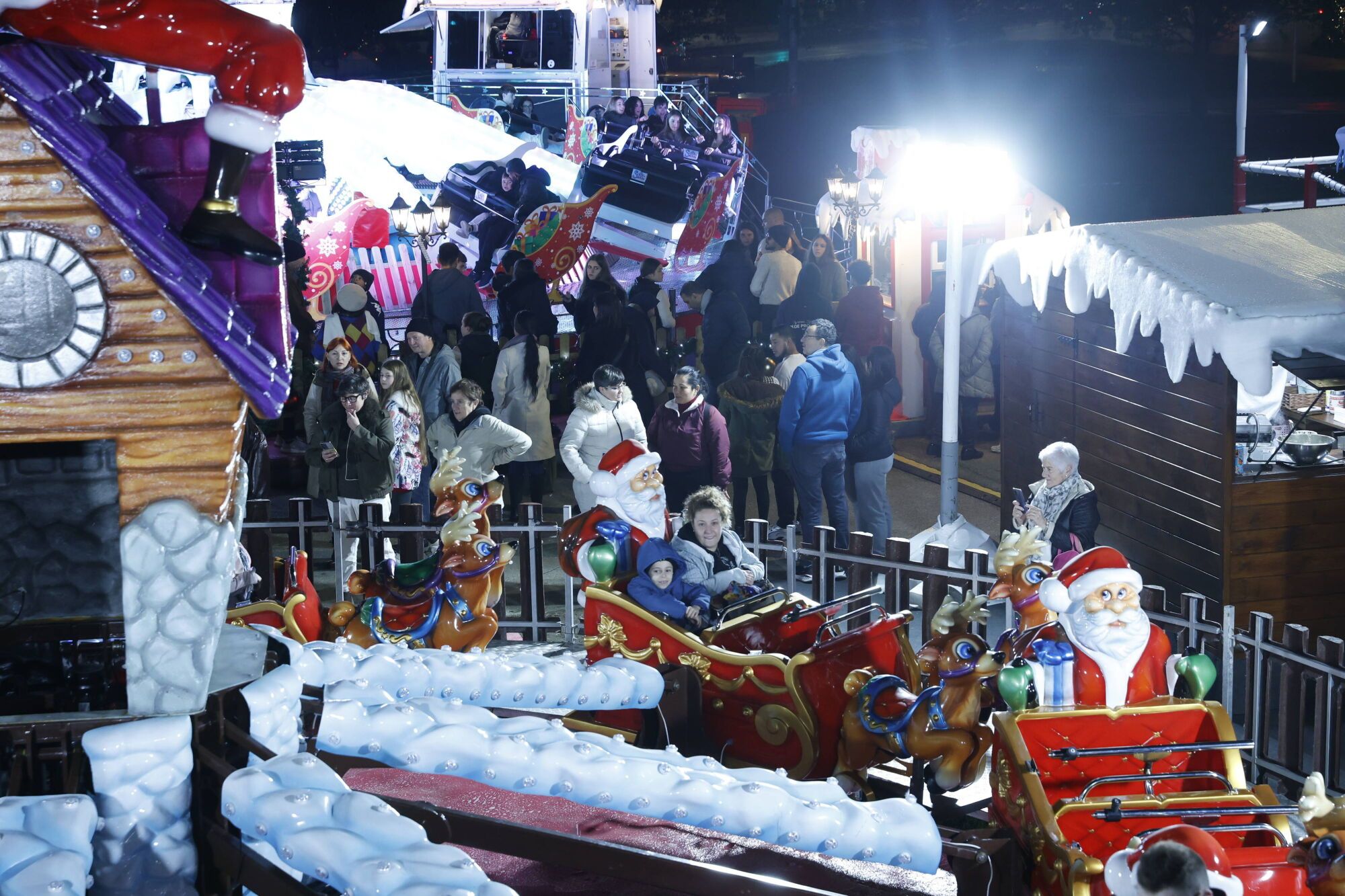 El Solarón, paraíso navideño en Gijón