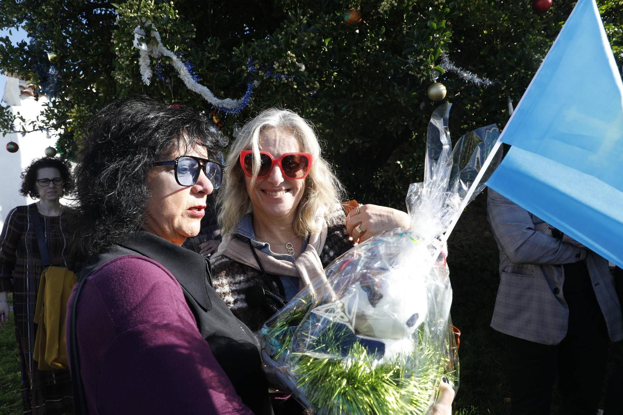 EN FOTOS: el sorteo único de xata en Gozón para evitar la contagiosa enfermedad de las vacas