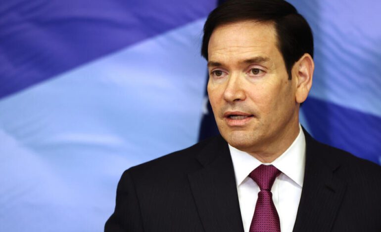 Marco Rubio visitará Perú a inicios de 2026, anuncia el canciller peruano