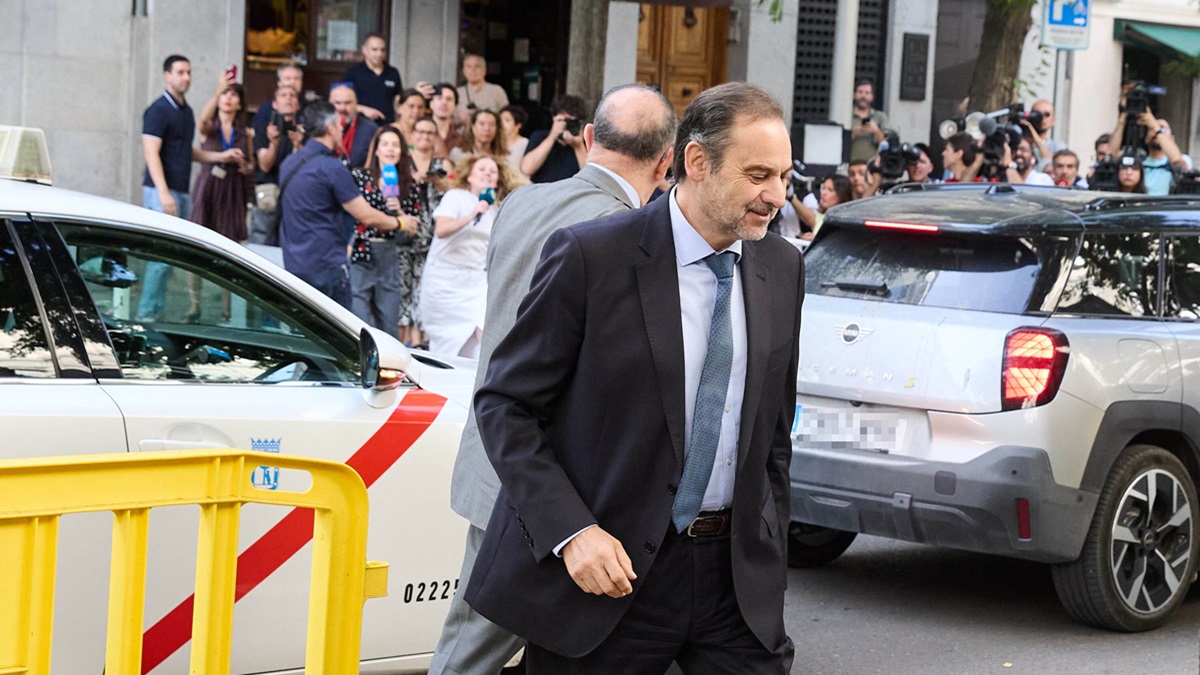 El exasesor del exministro José Luis Ábalos Koldo García a su llegada al Tribunal Supremo