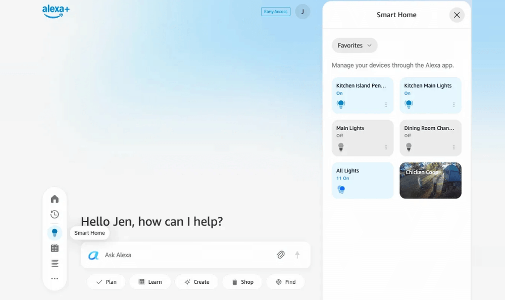 Versión web de Alexa+