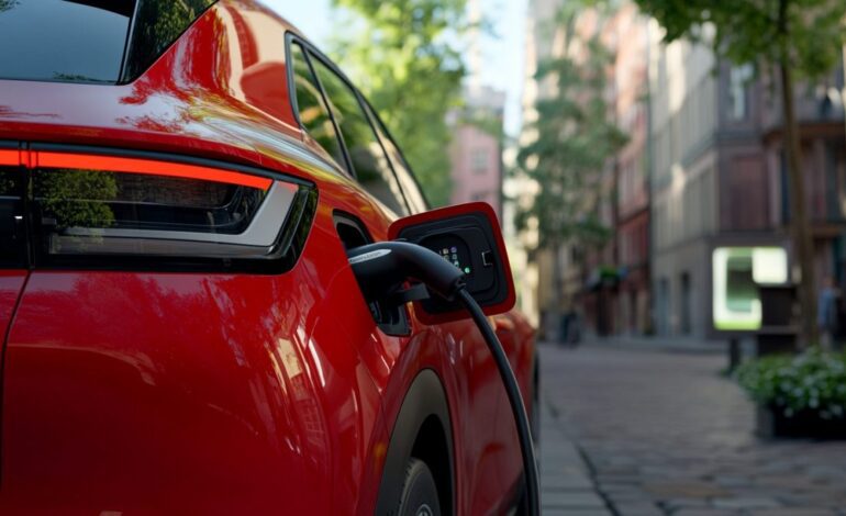 Carga el coche híbrido enchufable con un cable que sale de su casa y se gana una multa: su argumento es demoledor