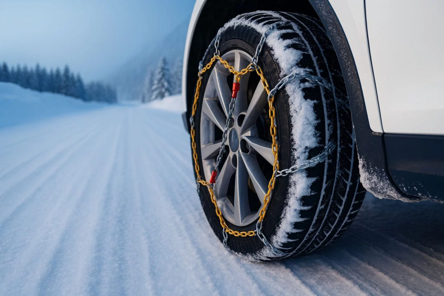 Con este frío cambié las cadenas metálicas por estas otras cadenas… y ahorré 200 euros