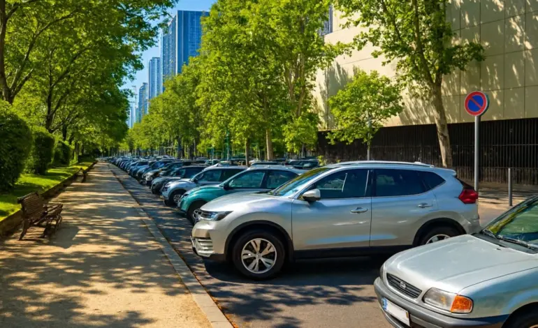 buscar aparcamiento en Madrid no debería llevar 20-40 minutos y proponen una ruta alternativa de 12