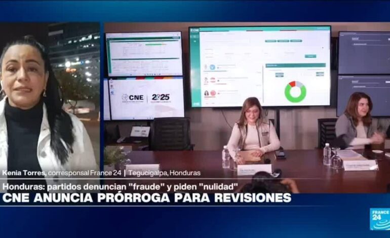 Informe desde Tegucigalpa: se extiende el plazo en Honduras para pedir recuento de votos