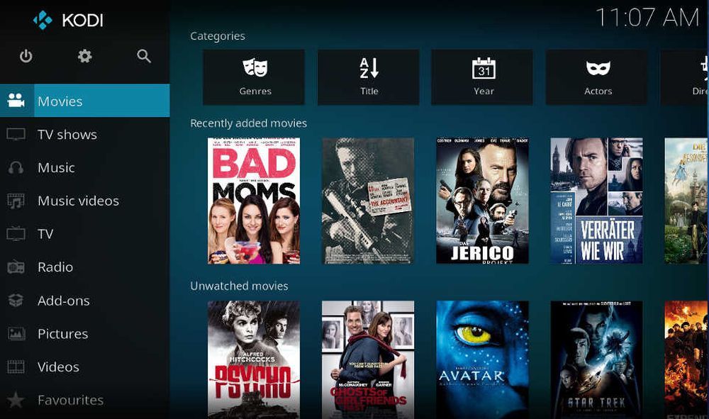 Piel principal de Kodi del estuario